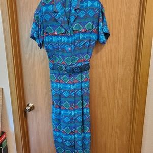 Spenser Jeremy Vintage Buttondown Collar Dress, size 8